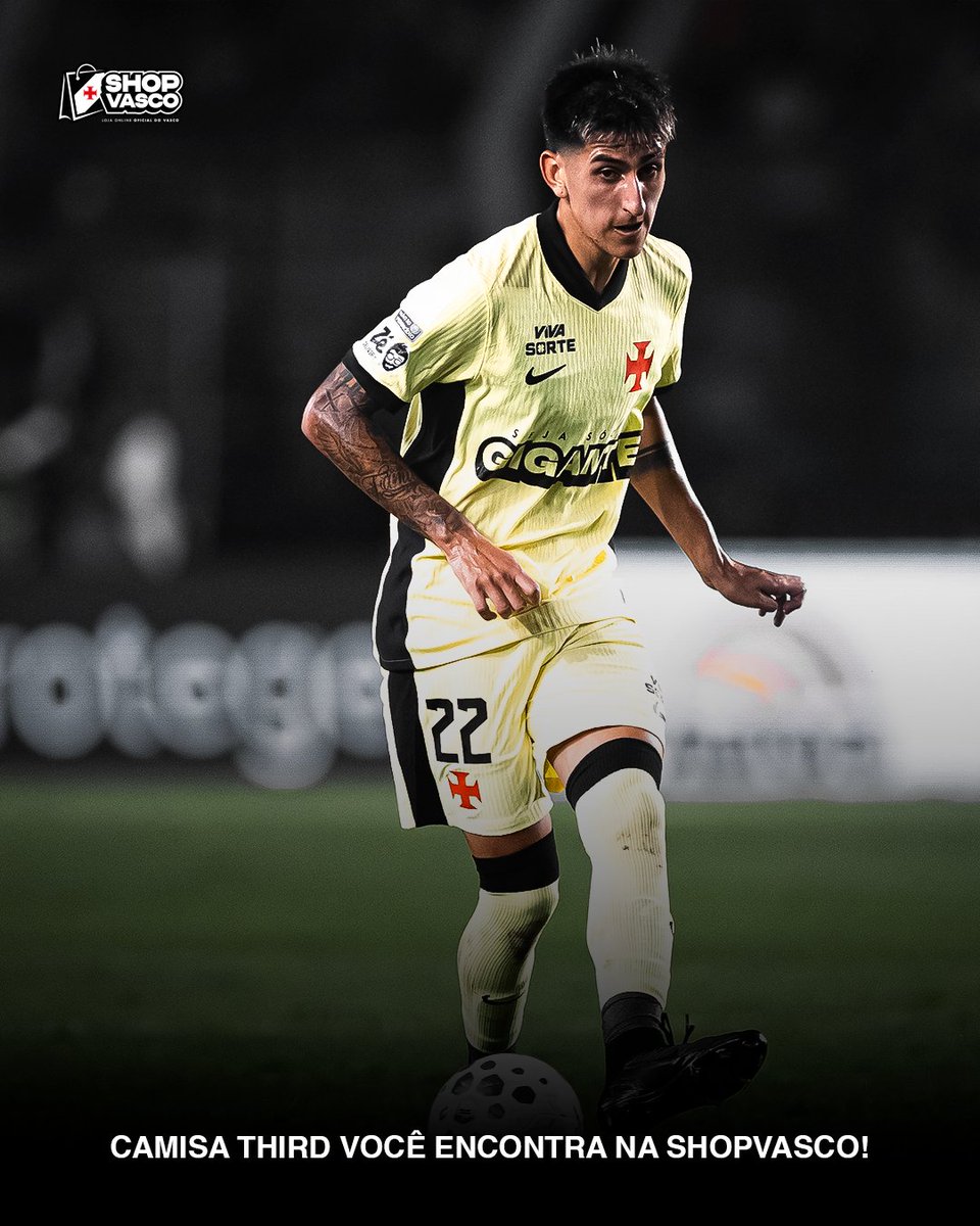 VascodaGama's tweet photo. A Camisa III do Vasco está com uma condição especial na @shopvascoonline: até 10x sem juros!

💢 Garanta a sua e não fique de fora!
👉 https://t.co/GYUbskIQam

#VascoDaGama