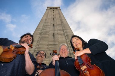 AccessArtsLive's tweet photo. Coming up on the half hour, Tuesday oct. 27th 12:30 PM PDT San Francisco Bay area classics as the Berkelium String Quartet (named after an element discovered in Berkeley) plays works by Beethoven and by their violinist Daniel Darmesin Flanagan, concertmaster of the Sacramento Phil and violin prof at UC Berkeley, along with violinist Karen Shinozaki Sor, Jacob Hansen-Joseph on viola, and cellist Michael Graham.  Listen up!  12:30 PDt 3:30 EDT 20:30 CET
https://t.co/Jrlv0kBu3o
https://t.co/tYu7NL1iaB

💚Follow Access Arts Live for all the LIVE performances you love online
🌐YouTube: https://t.co/KMakuuhaTg
📸 Instagram: https://t.co/bJ24dzUZiw
📘 Facebook: https://t.co/fv8lURHQnz