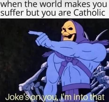 petersbarque's tweet photo. ✝️ Catholic coping mechanism: offer it up. 😎 #CatholicHumor https://t.co/GOpae0RTc1