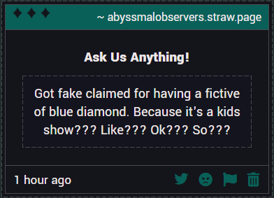 _abyssmalbeings's tweet photo. ????? Do people not realize anything can be introjected ?????? Even characters from kids shows ???????? https://t.co/OEL1VwXxSe