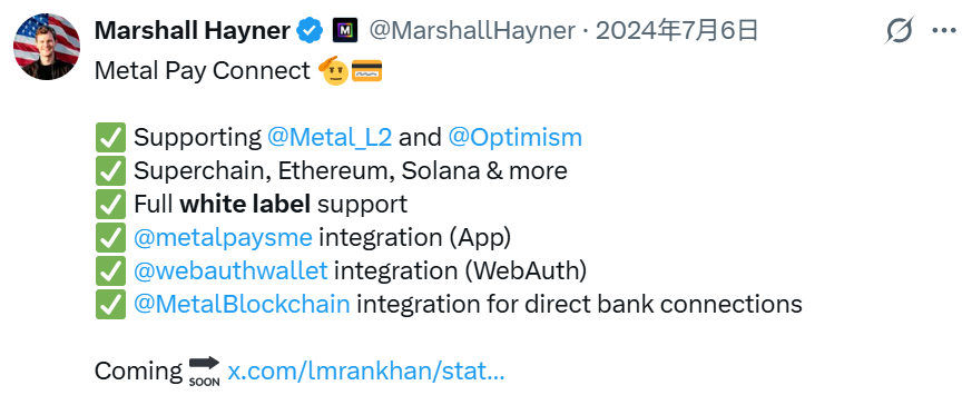 EstherHuns222's tweet photo. HOW
Full white-label support
Bank Compliance only on Metallicus!!!
@metalpaysme
@webauthwallet
@MetalBlockchain https://t.co/LbL5R0iHEs