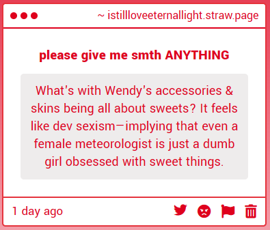 choclettes's tweet photo. me when im a victim of misogyny bc i like sweets https://t.co/d4XMoeLcKg