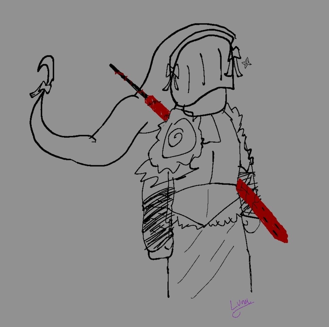 eyeforaneye77's tweet photo. Next, @F00LMEN0T 

On one hand, a beautiful character design
On the other, Im scared https://t.co/tzWEKIukRy