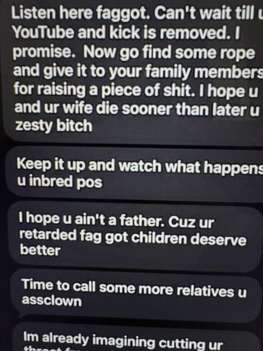 The502Files's tweet photo. Alex sending threats to New Age Plug. These are pretty terrible https://t.co/EmaYaR6Pw1