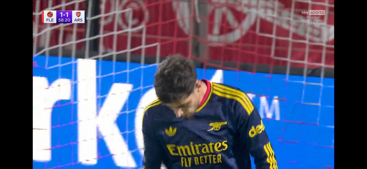 Arsenalnewschan's tweet photo. Kai Havertz 🇩🇪 could easily have scored a hat-trick for #Arsenal against Fleetwood tonight already 😭 https://t.co/LsTCiW15Rk