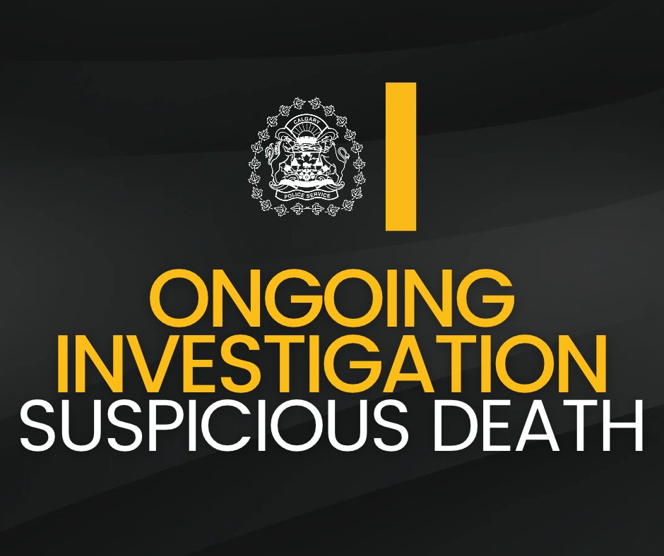 CalgaryPolice's tweet photo. 🔵 ONGOING INVESTIGATION 🔵

Our Homicide Unit is investigating a suspicious death in the community of Skyview Ranch.

📍 Earlier today, Tuesday, Oct. 27, 2026, at approx. 8:07 a.m., we were called to complete a check on welfare in the 200 block of Skyview Ranch Road N.E.

Upon arrival, police located 1 individual deceased.

Police continue to investigate the circumstances that led to the death.

An autopsy is scheduled for Thursday, Oct. 29, 2026.

More information will be shared as it becomes available.

📣 Anyone with information about this incident is asked to contact police.

Information?
☎️ CPS: 403-266-1234
🛑 @stopcrimeyyc
 
⚖ Case #: CA26495051 | 3887
 
🌐 https://t.co/2FQ0q1iMAl