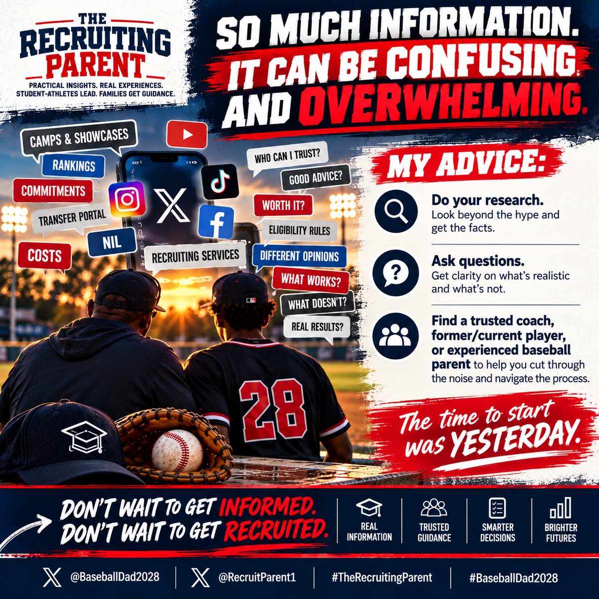 RecruitParent1's tweet photo. #BaseballRecruitDad
#BaseballDad2028
@BaseballDad2028
#TheRecruitingParent
@RecruitParent1 https://t.co/s6ai1cSy4W