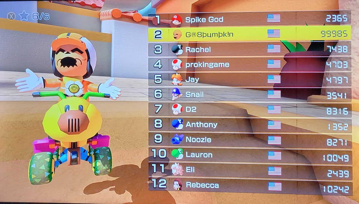 WolfsSpirit78's tweet photo. #MK8D #NintendoSwitch2 
Another Re max 😀🙃🍺😵‍💫🏁 ggs. https://t.co/0M5ypVrwb7