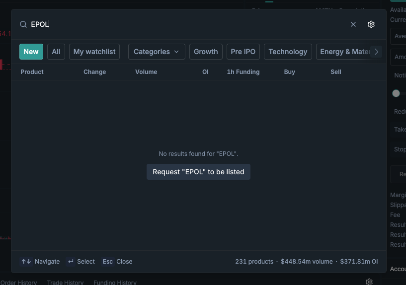 teototo152's tweet photo. Did you know on @QFEX you can enter the ticker you want and if it's not found, press the "Request" buttom. Go go request #qfex https://t.co/idrivI7fw0