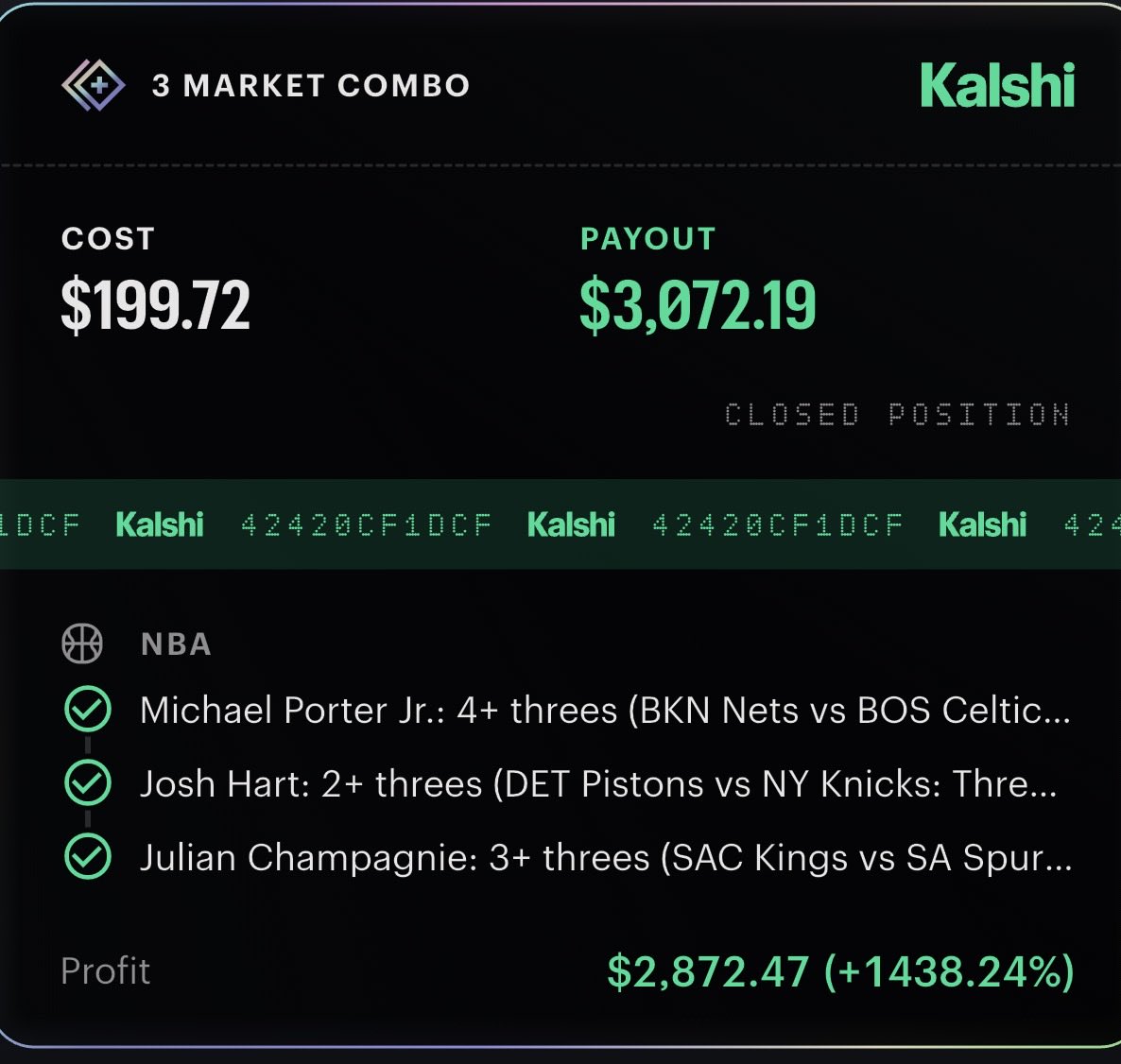 ChillyBets's tweet photo. CASHED OUT THE TIMELINE BANG!

Get all the plays 80% off 👇

https://t.co/wTc34hX3iq https://t.co/zaJylDJTE8