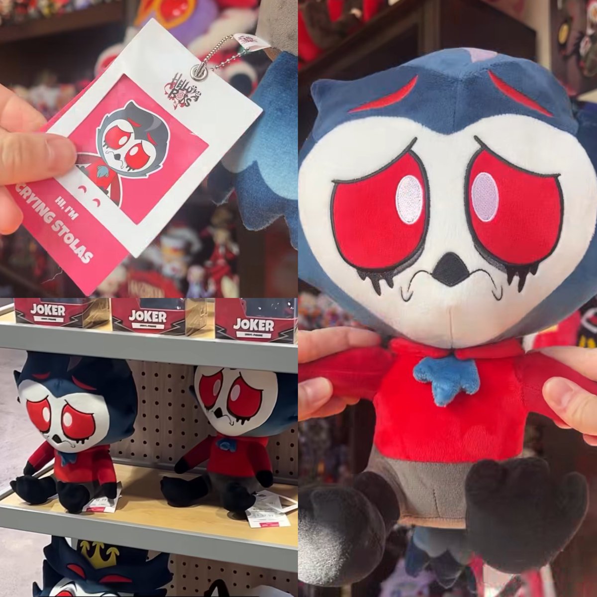 hellastellarrow's tweet photo. Yo! There's a crying Stolas plushie!
#HelluvaBoss #Stolas https://t.co/fe6Uk8WzYt
