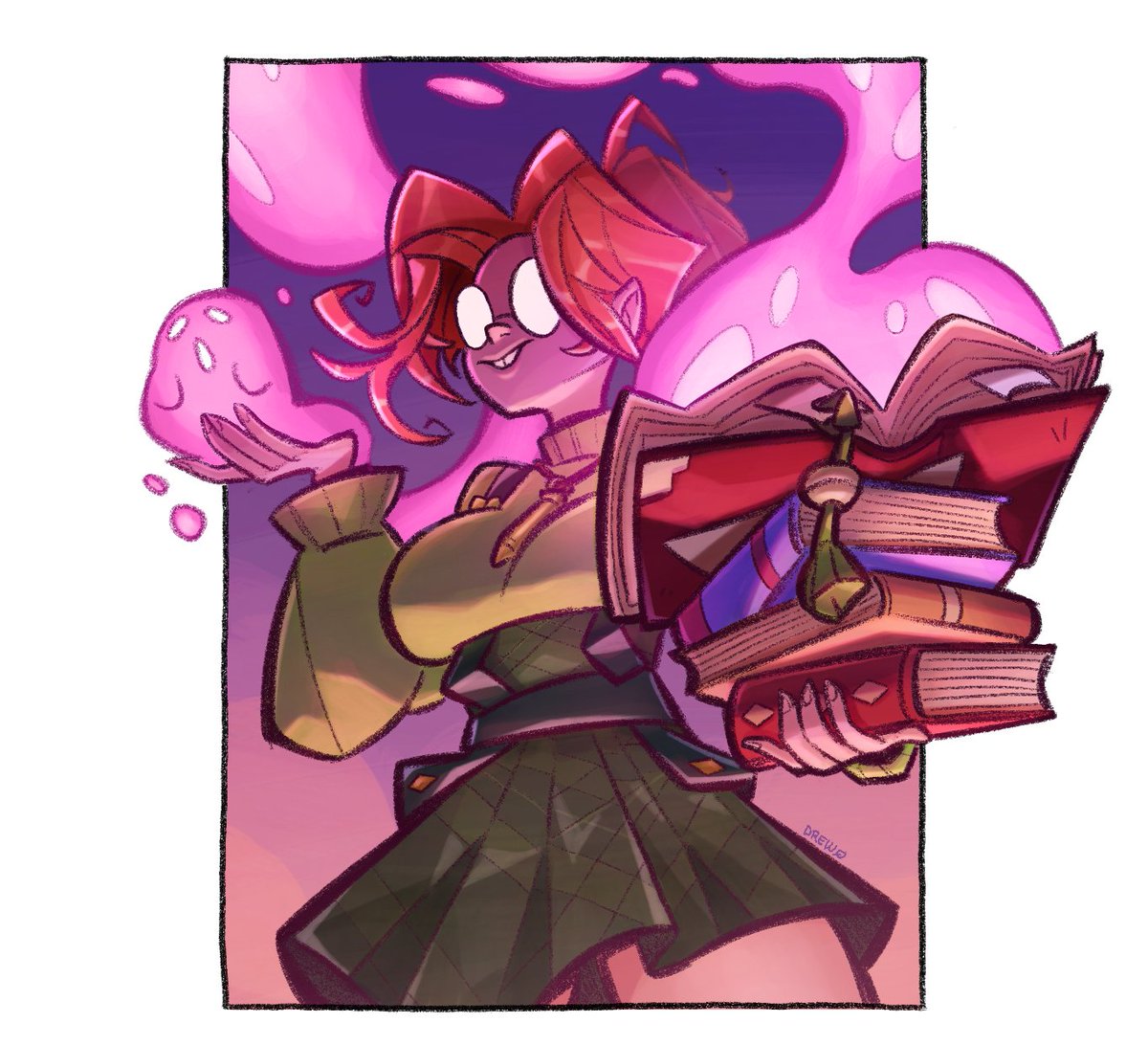 __d_r_e_w__'s tweet photo. I just love her so much 📚​ ✨​
#deadlock #fanart https://t.co/iMUem4PP85