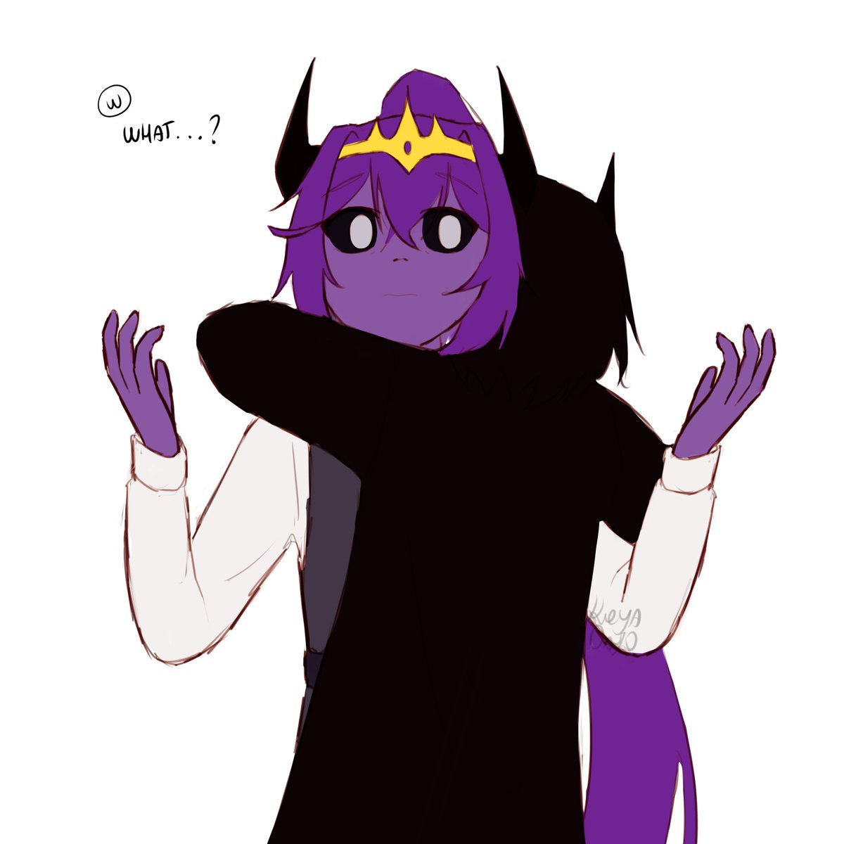 keya_dayo's tweet photo. #monarchduo ? 
wemmbu and minutetech hc based on @mikoobu_ post i'm emotional

#wemmbufanart #minutetechfanart #unstableuniverse https://t.co/cFSZN9weWG