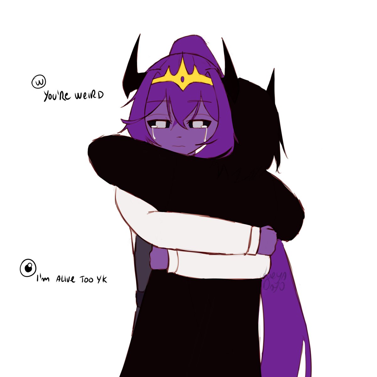 keya_dayo's tweet photo. #monarchduo ? 
wemmbu and minutetech hc based on @mikoobu_ post i'm emotional

#wemmbufanart #minutetechfanart #unstableuniverse https://t.co/cFSZN9weWG