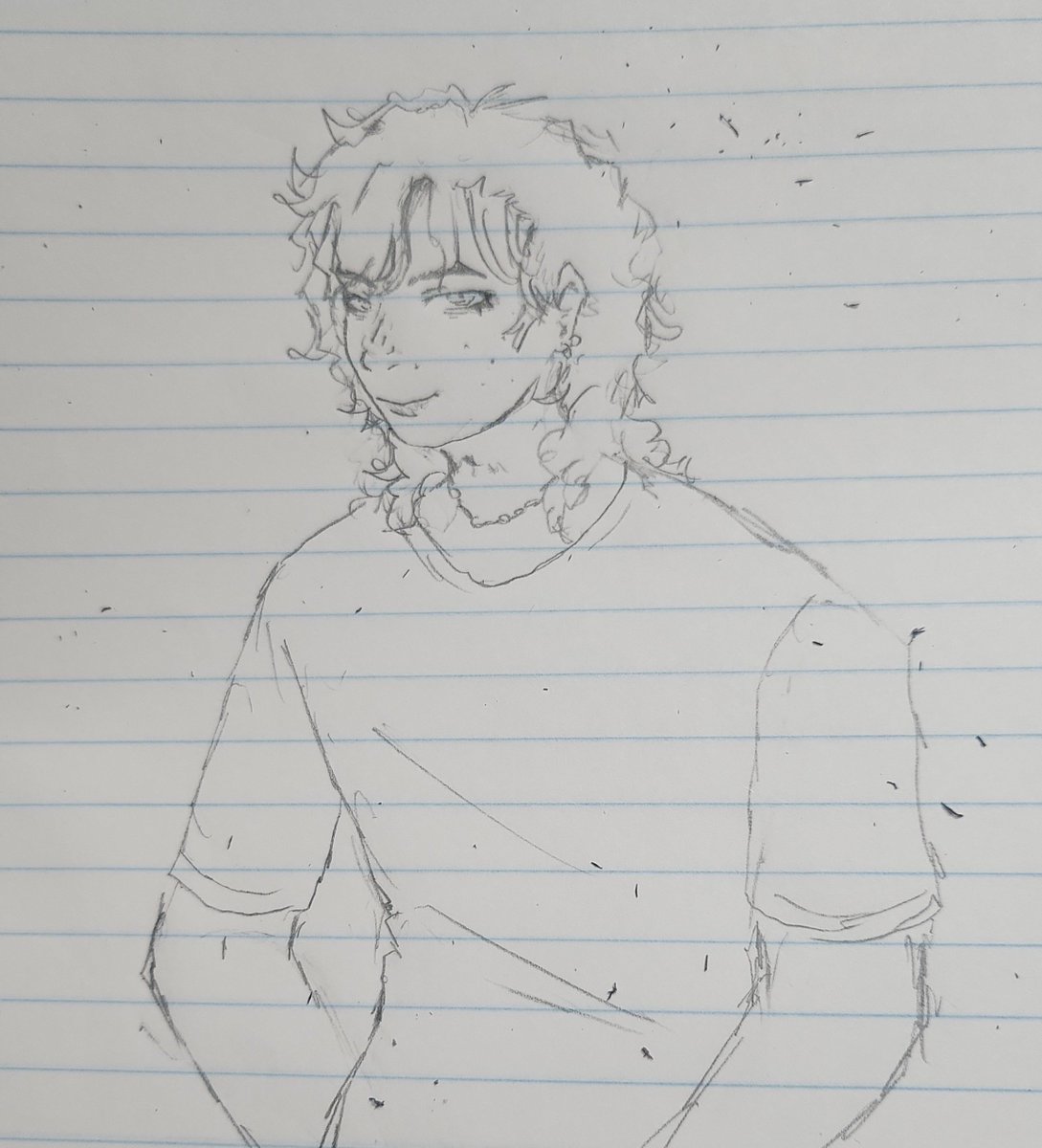 wrong_goat's tweet photo. Sketch of an oc with the @crayoonla 's oc 

#Sketching #artmoots #ArtistOnTwitter https://t.co/Mz92TVYIen
