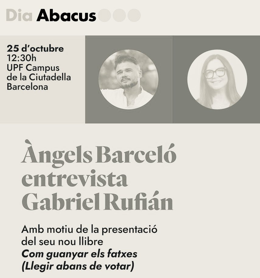 francescd's tweet photo. Un consell: no sembla una idea gaire brillant fer veure que presentes un llibre teu… 24h després de dir, en bilingüe, que amb prou feines saps parlar català i que no passa res! 

(Ni després d’haver afirmat tot cofoi que ets de TikTok i no de biblioteques. Ni havent evidenciat, durant anys, que ets incapaç de fer un sol tuit en català sense faltes d’ortografia.)

Ja sabem que les campanyes sempre fan possible que algú faci més el ridícul del que és habitual… però tampoc cal passar-se.

Perquè ja us podeu imaginar el pamflet en qüestió: escrit pel Sergi Sol, presentat per la Barceló i signat pel Rufián…

I no, clar, ni l’ha escrit ni escriurà mai cap llibre. Per començar n’hauria de llegir algun i el seu propi entorn al Congreso explica que no l’han vist mai amb un llibre als dits. Mai.

És el complexe d’inferioritat més car de la Catalunya contemporània.

(Per cert, gràcies per la info, teniu raó: primer l’ha editat en castellà -‘sí, se puede’-, s’agraeix la sinceritat.)

Així que recordeu: el 29N, ni un vot independentista per qui maltracta i menysté el català.