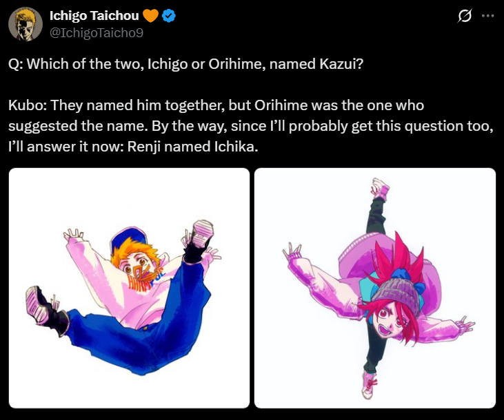 funautobahsm's tweet photo. Renji was the one who named Ichika. https://t.co/0NkPcbPCBg