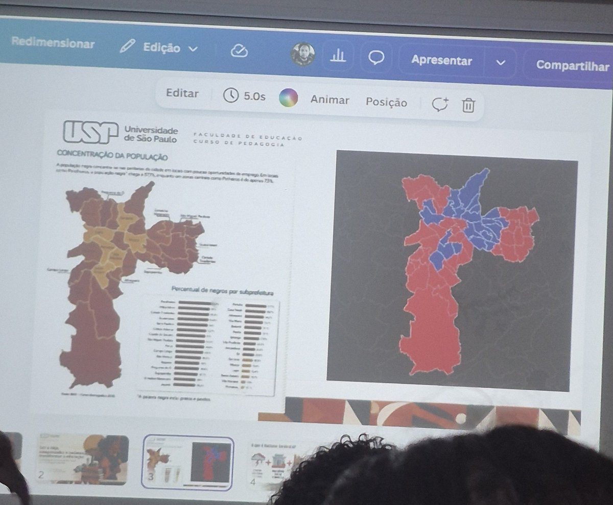 indieorbtlc's tweet photo. aula sobre letramento racial e o mapa da população negra de são paulo dá certinho com as regiões onde o PT venceu ........... https://t.co/WKhOTucl4h