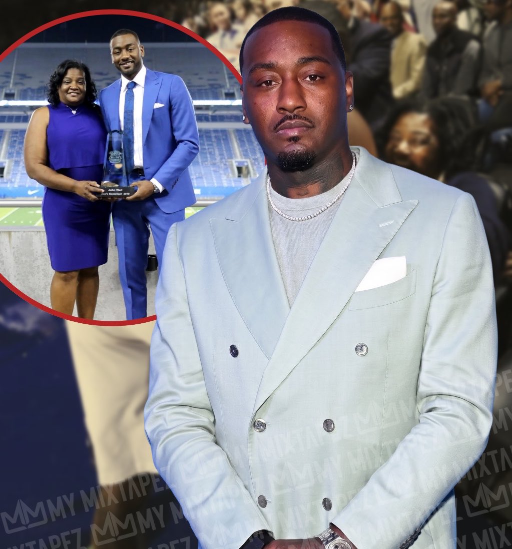 mymixtapez's tweet photo. Former NBA star John Wall still texts his late mother every morning and night and keeps her phone number active by paying her bill since her passing in 2019. 🙏 https://t.co/yFbVSTT9Na
