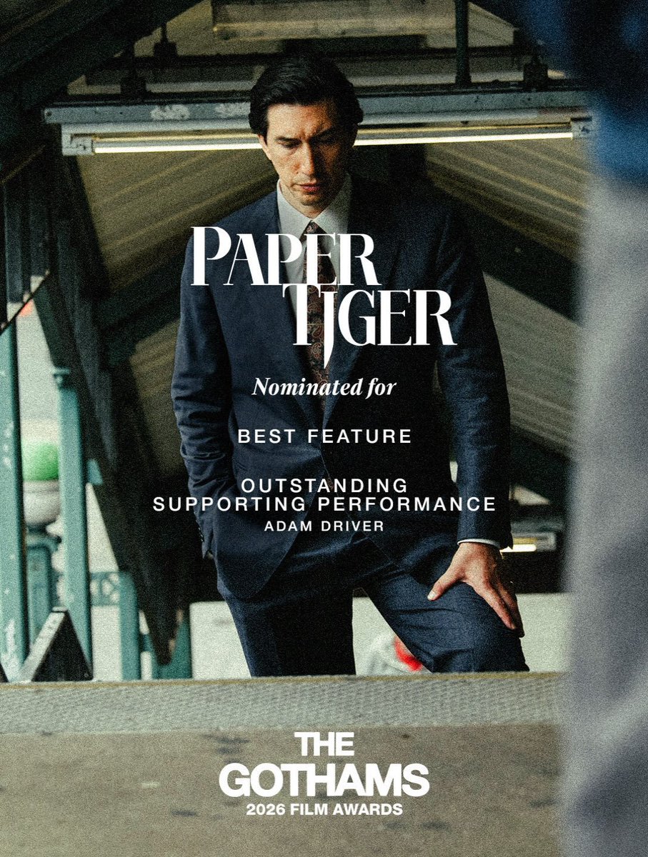 CreativLicense_'s tweet photo. NEW ❤️ Paper Tiger Poster #AdamDriver https://t.co/6vw6NZ5ha6
