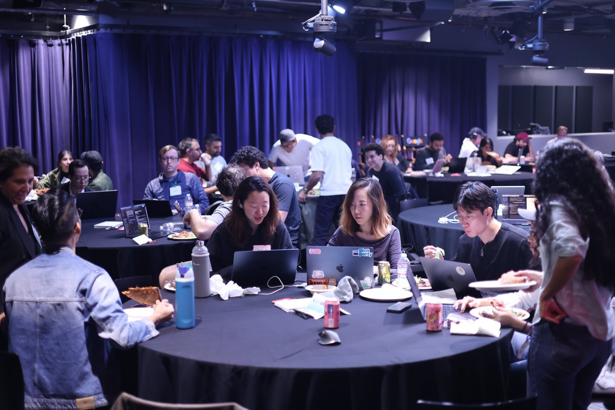 yasmeena__f's tweet photo. We gave builders at the forefront of genAI entertainment the same 15-sec @Gossip_Goblin clip and one night at @GoogleDeepMind to turn it into their own short film.    

Biggest takeaway: prompt boxes are out, agentic harnesses are in    

Congrats to @PsyopAnime, @HelloPomo / @xghalibens, and @beeeeeeeegyoshi on taking home first, second and third for the night!     

Shout out to @minhsmind @fableshowrunner @ToddTerrazas @DynamicWebPaige @bfl_ai @nebiusai
and MoFo for the collab 🤝  

Short films + recap in the comments 👇