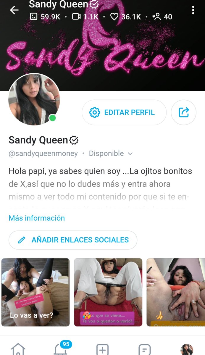 SandyQueenBaby's tweet photo. Y tu ya estas en el mejor only que podrás ver...? 

Estamos a nada de los 61k de archivos entre fotos,videos,escenas, colaboraciónes y muchas cosas mas

Últimos lugares en descuento entra ahora mismo 

https://t.co/KPaqMxSF6z 

Aquí si vale la pena estar 

Rt⬅️ https://t.co/43lDq1HX3K