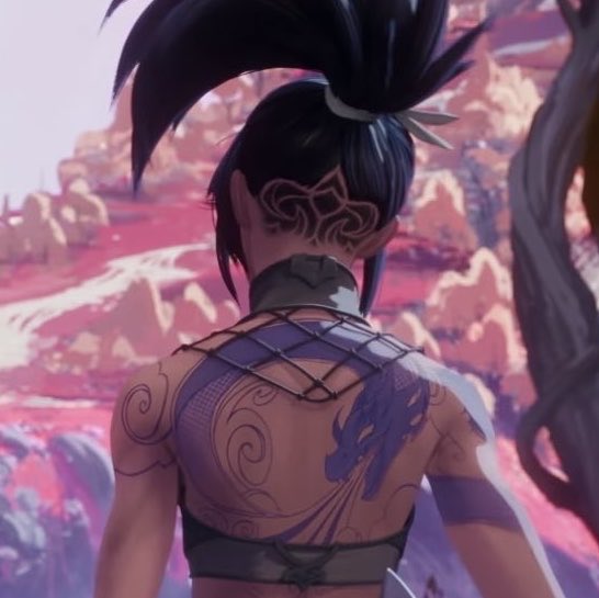luxnoira's tweet photo. akali finally got her unique undercut back in firestarter https://t.co/eoUsoGhBMz