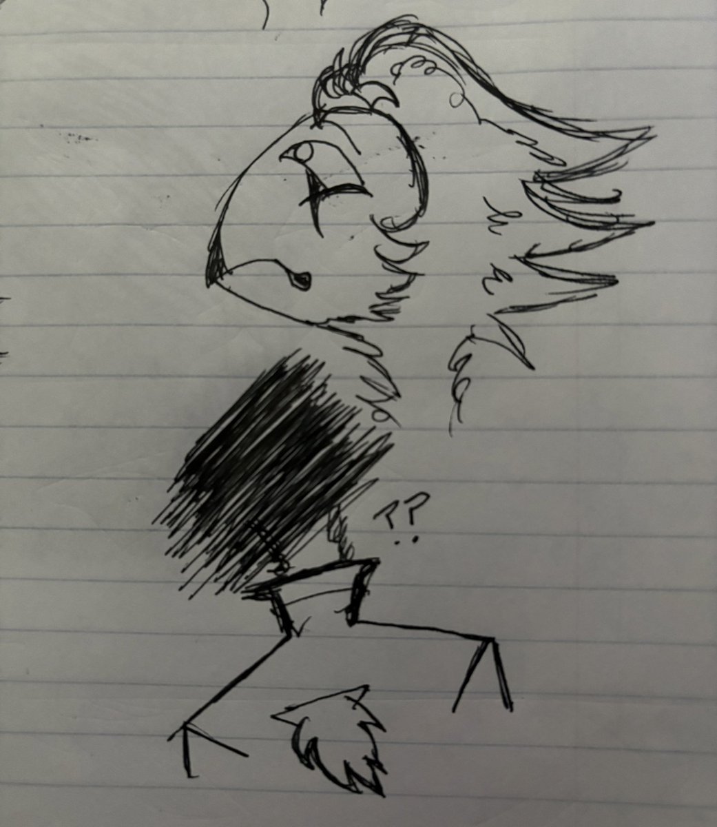 sillyandrealfus's tweet photo. Whatever this is inspired by the lazy doodle #stolas https://t.co/hXhXIbGPWz