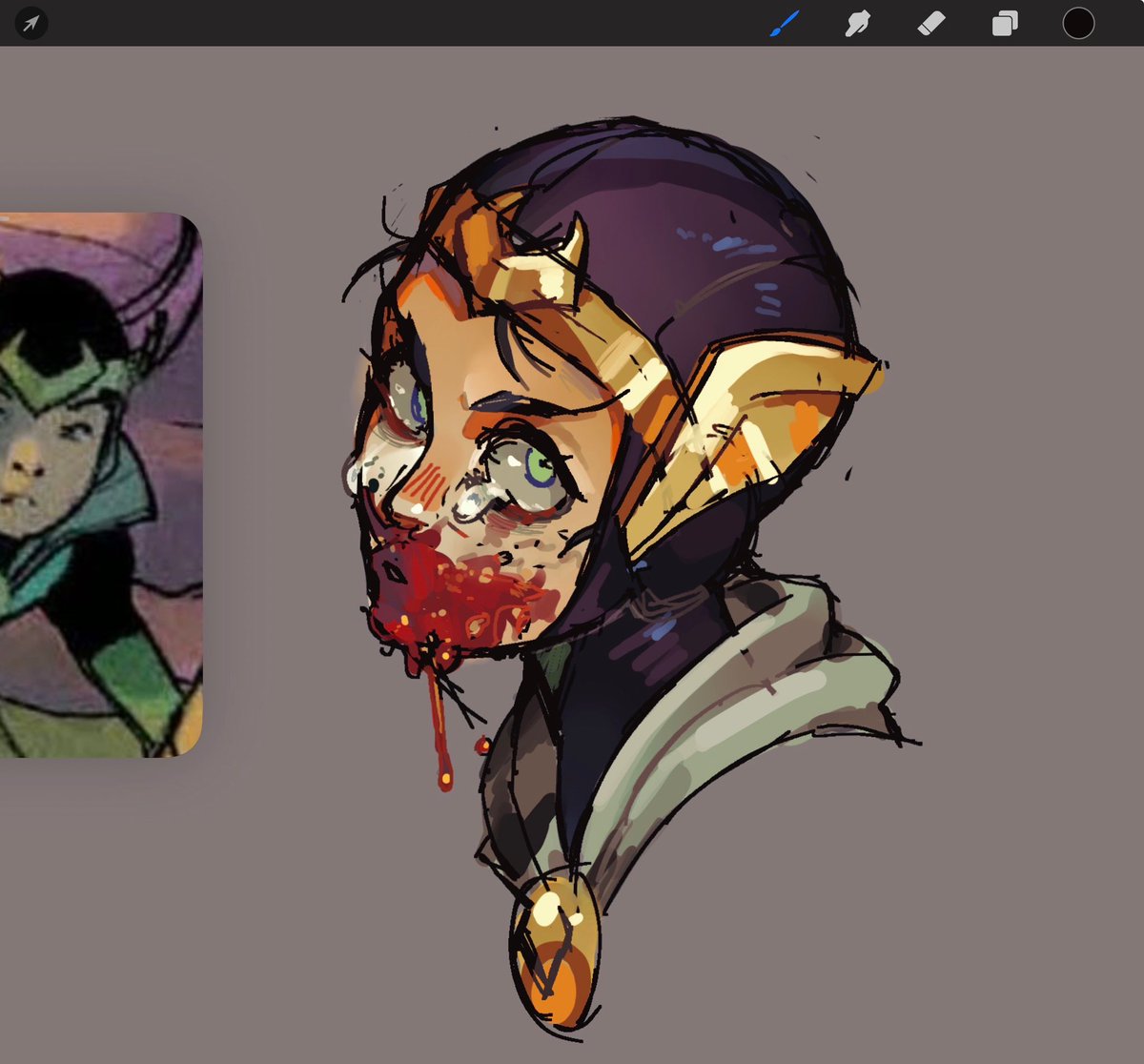 agntofasgrd's tweet photo. i love his antenna eyebrows 
#loki https://t.co/JBxZgD8LqH