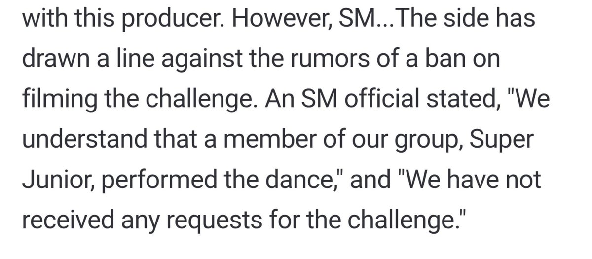 pyeehae's tweet photo. Feel like theyre saying theres a ban but cannot publicly admit so they used Super Junior 83z as example or shield?  HAHAHAHAH https://t.co/EFlufziKAc