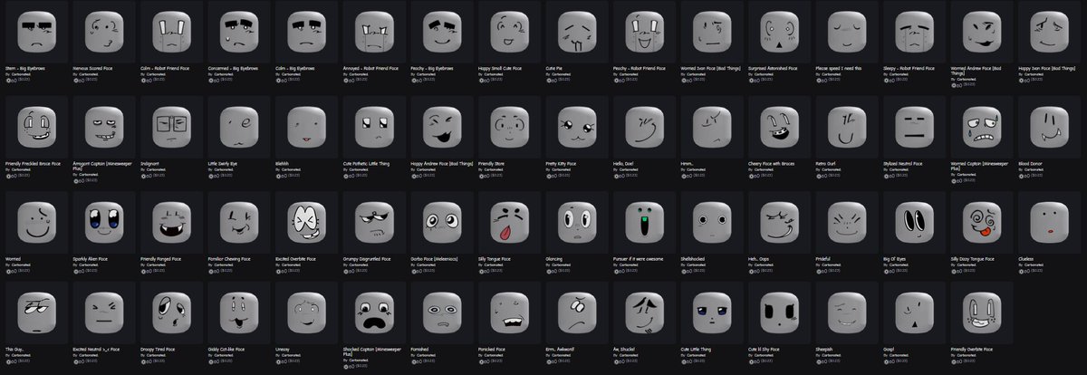 carbonatedrblx's tweet photo. NOW IS YOUR LAST CHANCE TO BUY CARBONATED STATIC HEADS BEFORE THEY'RE TAKEN OFFSALE!

we don't know when a lot of these will be made into face stickers, so get them while you can! https://t.co/RYpiKkhWPD