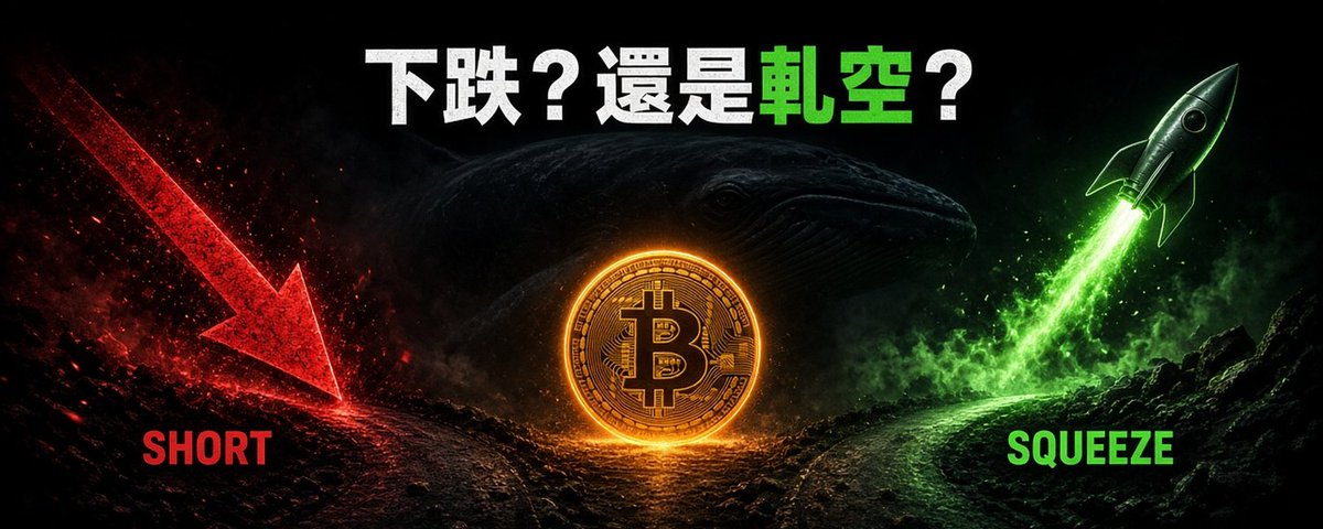 抄底的鯨魚集體翻空,這次是在押注下跌,還是在等軋空?🐋