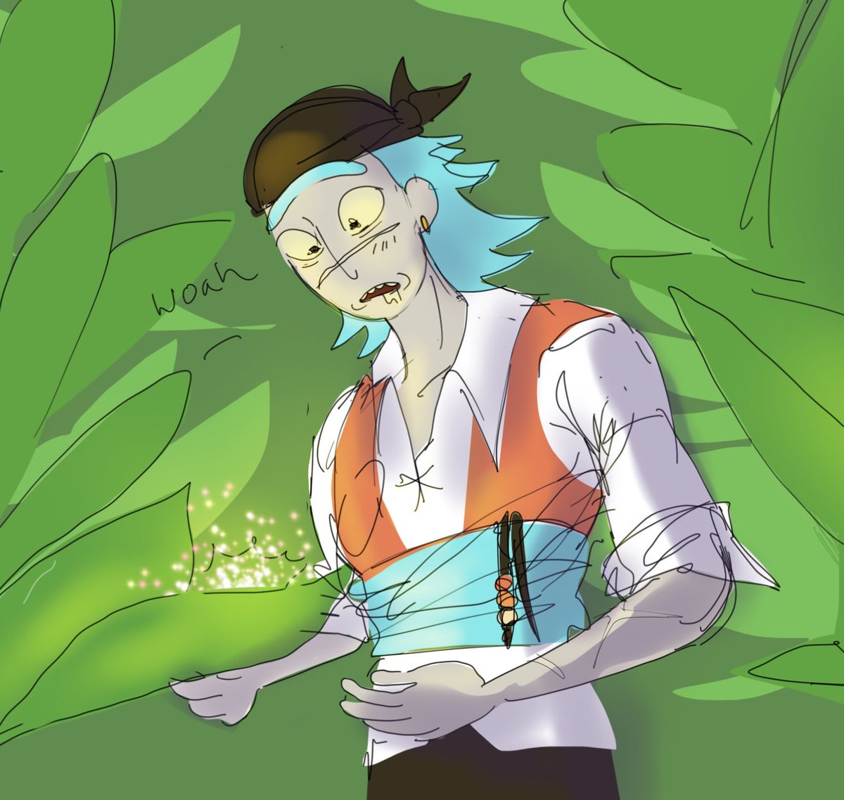 boygirlkz's tweet photo. Fairy Morty and pirate Rick 👀 
#rickorty https://t.co/NEkmXwCJUx