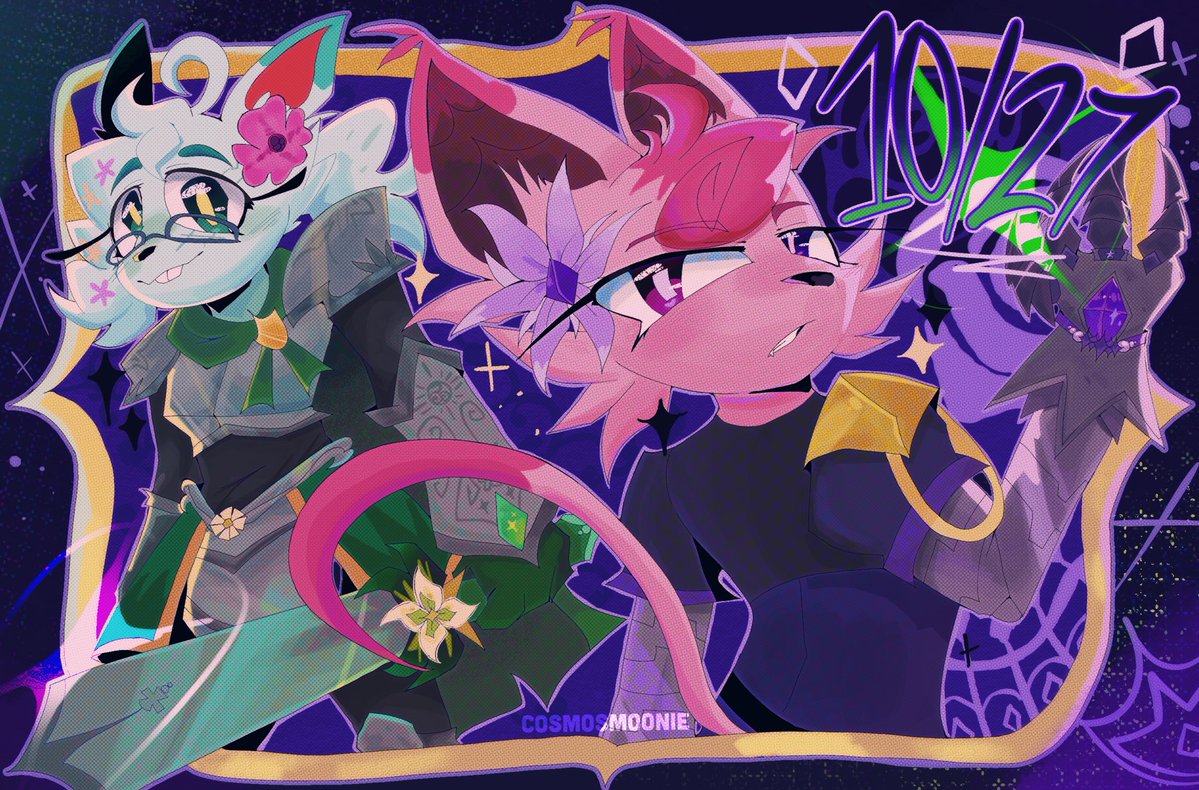 MORIITOONS's tweet photo. 💠 “I am a knight who wields no sword. The only thing I got is my own two hands!”

Happy Birthday to the Grandmaster of the Midnight Knights and hot-headed member of the Toon Team, Katt! (ft. Petunia)

#moriitoonsocs #cosmosmoonieocs https://t.co/QO2BoUNa1y