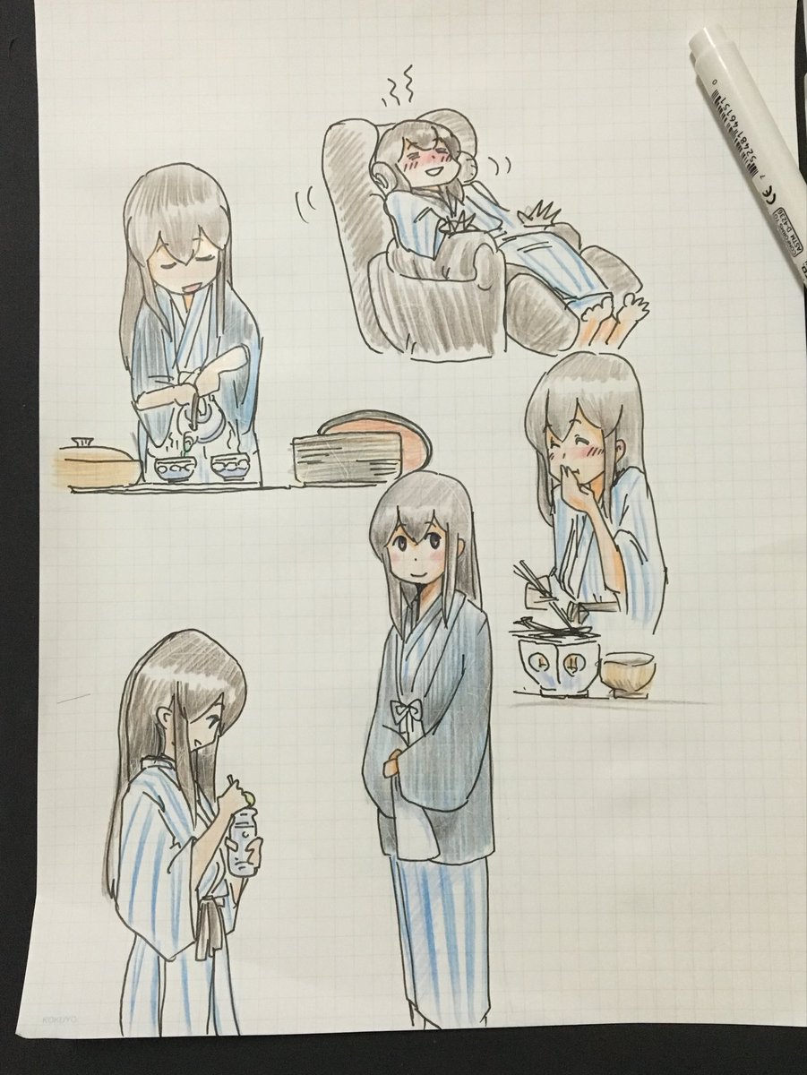hijikara's tweet photo. #TLをかわいい赤城さんでいっぱいにしよう 
これは昔別府温泉に一緒に行った(妄想)時の赤城さ。 https://t.co/bVwduXR2Y2