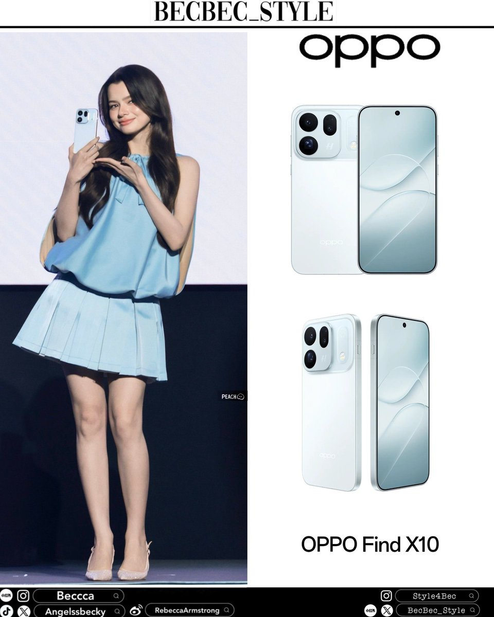chareanmee's tweet photo. สวยเริ่ด ทั้ง 3สี น่าใช้มากค่ะ
REBECCA OPPO FIND X10
#OPPOFindX10SeriesTHxBecky
#Beckysangels
#กล้องHasselbladสีสันสมจริง
#Oppothiland https://t.co/WXN7QQHSax