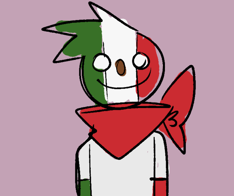 rawox_style's tweet photo. IM SO FUCKING TIRED OF THIS DESIGN OF MEXICO IN EVERY COUNTRYHUMAN DRAWING, MEXICO IS WHEN RED BANDANA  TWINK https://t.co/FgDvLXIfGd