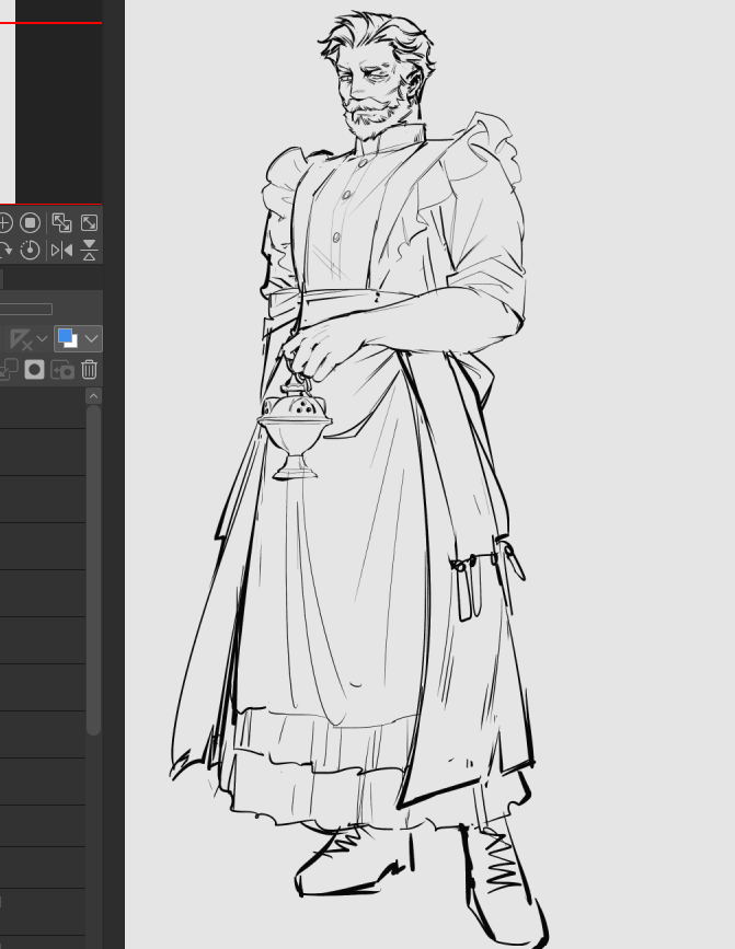 lukadotxyz's tweet photo. also maid update im trying to use elements from the original design https://t.co/aYEjHSDSrq