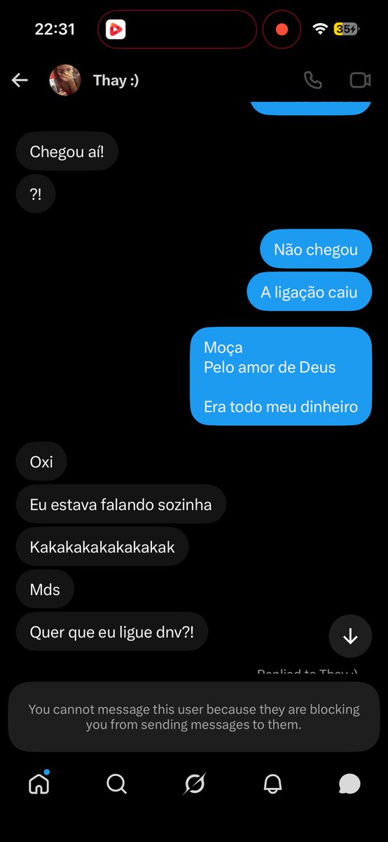 pollyngrid's tweet photo. GOLPISTA

ESSA PESSOA É UMA GOLPISTA

POR FAVOR, ME AJUDEM A ENGAJAR PRA QUE ELA ME DEVOLVA ONDINHEIRO

ELA ESTEVE COM O INGRESSO EM LIGAÇÃO E ASSIM QUE EU TRANSFERI DESLIGOU E SUMIU

DEPOIS QUE TENTEI NEGOCIAR ELA ME BLOQUEOU

#BTS_WORLDTOUR_ARIRANG_BANGKOK VENDA INGRESSO SHOW https://t.co/7D1jnYa9qm