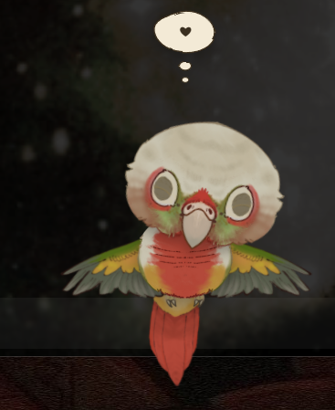 KAZPRSKI's tweet photo. not madness related but i made a Bug of my late bird, Ivy to keep me company
 i miss her a lot :(

it took forever finding a video of her making sounds, i managed to find audio of her grinding her beak and added it :')

im so grateful for bug clicker its not even funny anymore https://t.co/o2v6I4EkKV