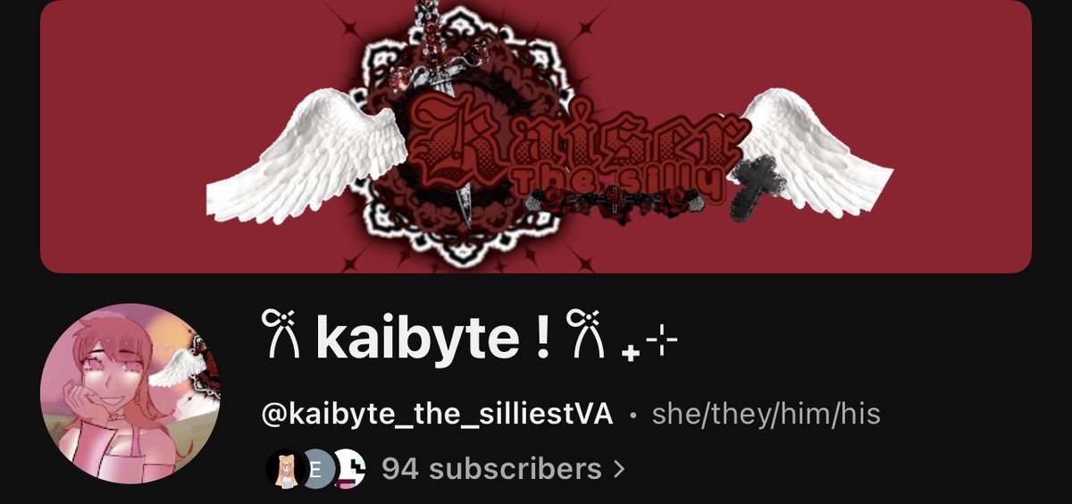 kaibyteVA's tweet photo. @babiesblue5 heh.. you mean get on MY level..i have 94 subscribers..almost 100.. https://t.co/kIHL6jP4TM