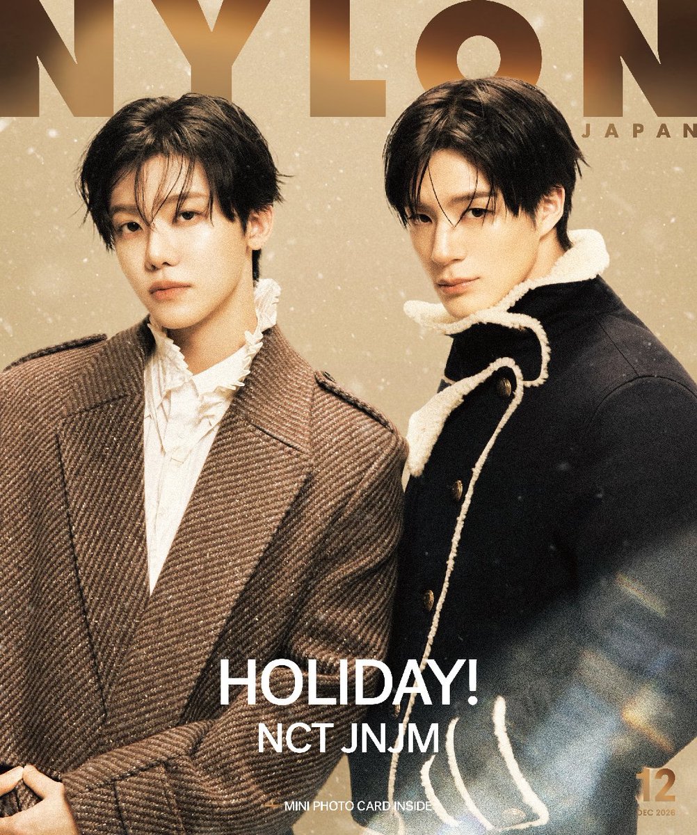 WITHJENOJAEMIN's tweet photo. นิตยสาร #NYLONJAPAN ที่คุณเจโน่และคุณแจมินขึ้นปก ฉบับเดือนธันวาคม ได้วางจำหน่ายแล้ววันนี้ 🩵🩷

🌟 1 rt + 1 mt for JENO JAEMIN 

NYLON WITH NCT JNJM
#NCTJNJMxNYLON

ขอชวนทุกคนมาเทรนด์แสดงความยินดีให้กับสองเจไปด้วยกันค่ะ 🫶 https://t.co/MsBUGU9Idc
