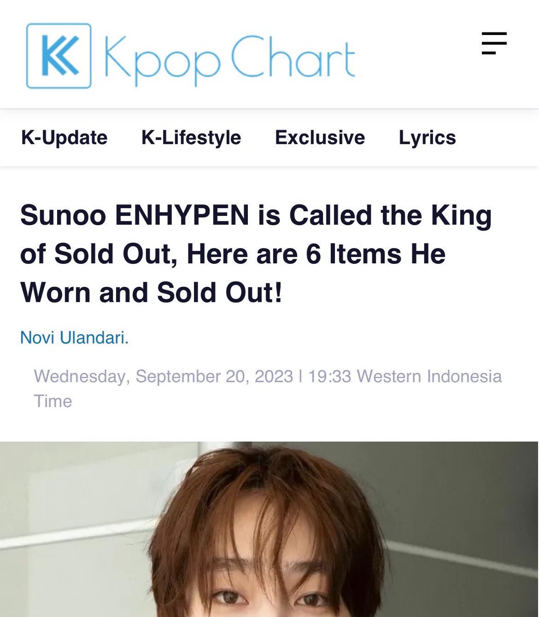 sunymysunshine's tweet photo. some people questioning Sunoo’s impact when there’s even an official term for it called ‘the Sunoo effect’ &amp; he’s been named as ‘king of sold out’ by kmedia.

not even a day in &amp; his SENNOK pick set already sold out in 42 physical stores of olive young in sk &amp; in a Japan site 😌 https://t.co/6x30znkBeU