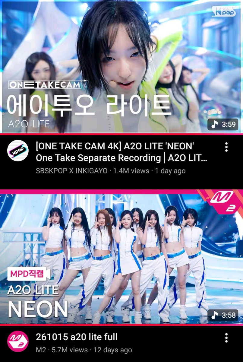 roxycon_'s tweet photo. Every single A2O performance doing 1M+ in 24 hours... we haven't seen this level of impact since newjeans😭😭😭 https://t.co/c2lumM4fta