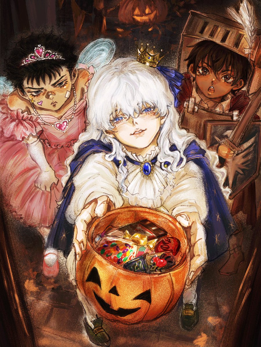 shenshenwithans's tweet photo. 不给糖就献祭！🎃🍬
#berserk #griffith #casca #guts https://t.co/KELRmIVDDQ