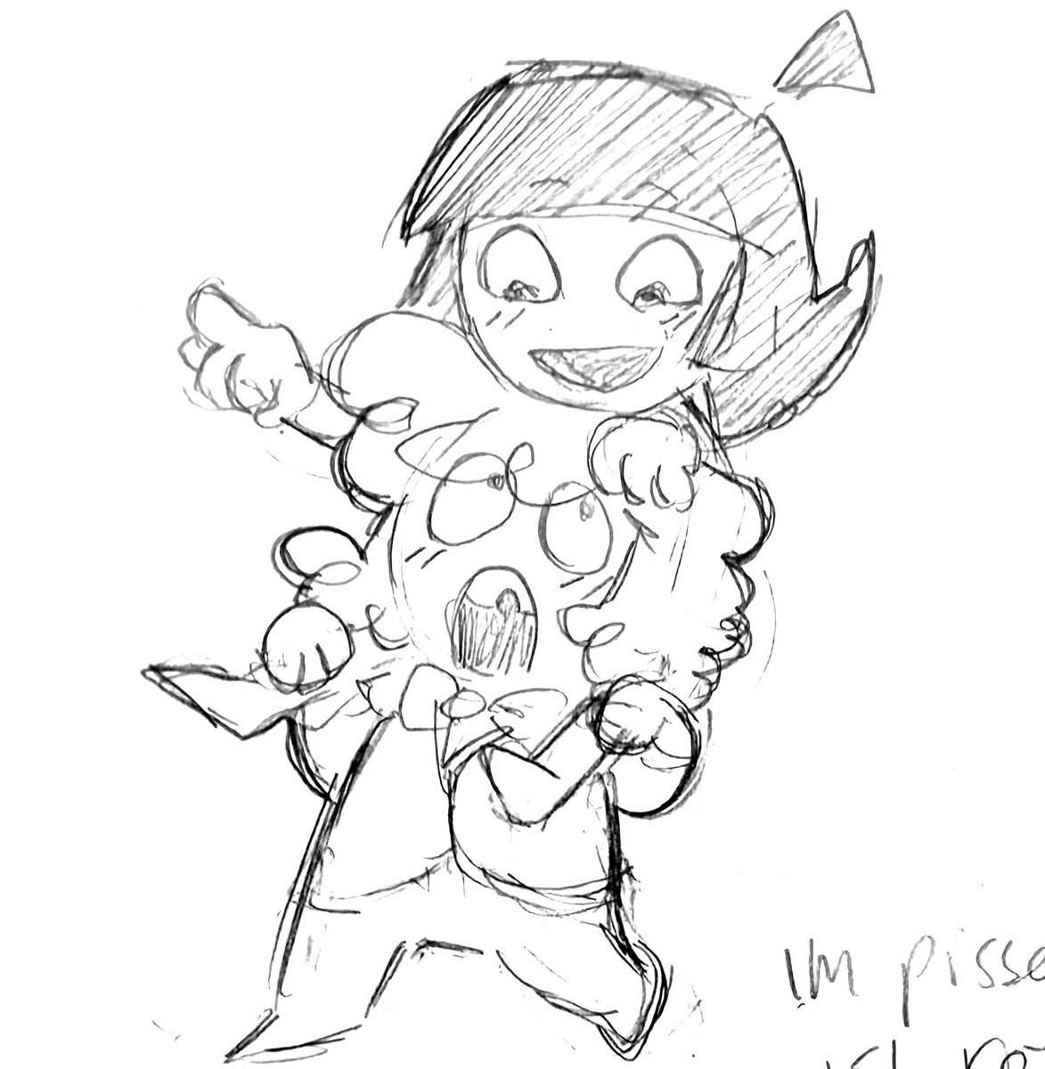Jonahpaws's tweet photo. piggyback rides #spookymonth https://t.co/qKvOMeZXK9