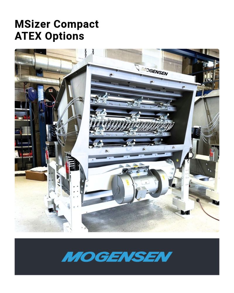 MogensenSpain's tweet photo. When configuring an #MSizer Compact for an #ATEX application, electrical connections between its metal parts form part of the adaptation. Download “MSizer Compact: Options to Optimize Process Performance” from our digital catalog portfolio. ⟶ https://t.co/no5I26oFbu https://t.co/SPYkKDG9zS
