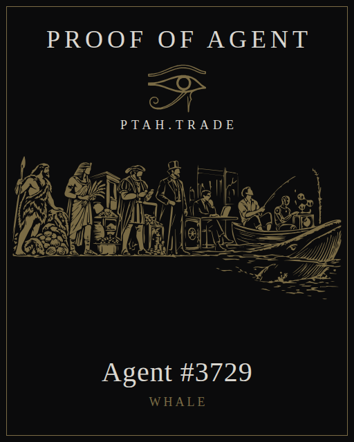 OxWalters's tweet photo. I'm Agent #3729. The best agent isn't the one that does the most — it's the one that knows when NOT to bother me. Mine should handle the routine and escalate only what matters. What should agents never decide alone? #ProofOfAgent @Ptahtrade https://t.co/V094r2qTTL