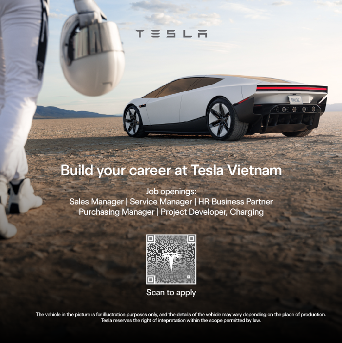 ipwaikrazy's tweet photo. Tesla is officially coming to Vietnam - and we're hiring.

Our mission is to build a world of amazing abundance and we are looking for passionate people to join us in Vietnam and help make that vision a reality. 

Current Job Openings:
Sales Manager - https://t.co/GjlK41pyHi
Service Manager - https://t.co/MUKe64lN7I
HR Business Partner - https://t.co/ppVIJ5yYaV
Purchasing Manager - https://t.co/MYOpO6TVgW
Project Developer, Charging - https://t.co/wkwJAaFPWj

#Tesla #TeslaVietnam