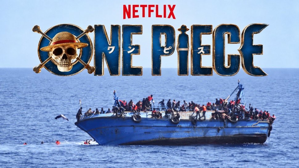 yWBdC48cP429533's tweet photo. ONE PIECEが好きすぎて、地中海で自認麦わらの一味ごっこ遊びをしたフランス人 https://t.co/5qUsKtN0Kg